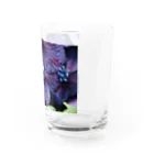 8l0の紫陽花　紫 Water Glass :right