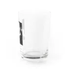 chama_coのsleeping cat glass グラス右面