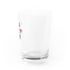 SUIMINグッズのお店の海老の握り寿司を機嫌よく運ぶねこ Water Glass :right