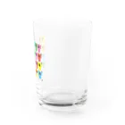 4kakeクリエイティブワーク SUZURI SHOPのくまとビール「BEEAR」アートスタイル Water Glass :right