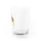 suzuejyaのヤギとカピパラん Water Glass :right