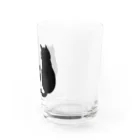 kuronyansuzuの黒猫親子 Water Glass :right