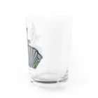 tamakoのtamakoアコーディオンねこ Water Glass :right