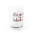 花のお茶会コップ Water Glass :right