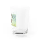 pettonのこっち見てる鹿 Water Glass :right