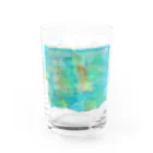 ふっかふっかひゅーんのひと　と　いろ Water Glass :right