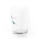 しらさぎしゅうの瑠璃三鳥 Water Glass :right