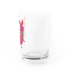 真田幸丸屋  SUZURI支店の真田幸丸(アマビエ) Water Glass :right