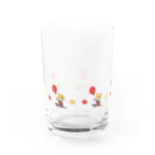 煮物(∴)の風船と女子【赤】 Water Glass :right