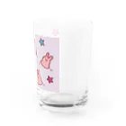 めんだこうさぎ星人のめんだこうさぎたちで ふよふよ Water Glass :right