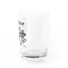 天明幸子　SUZURI  オフィシャルショップのfriendship Water Glass :right