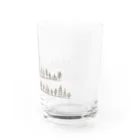 MichWich Designのとんがり帽子の家並み Water Glass :right