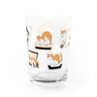 たじまなおとのグッズの邪魔する猫 Water Glass :right