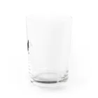 カラス工房のドット画カラス(黒) Water Glass :right
