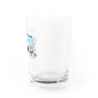 ねこがすき（ハチワレ猫姉妹のママ）のテレビたまとり猫 Water Glass :right