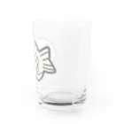 neuneunet.shopの霞がかったたい焼き Water Glass :right