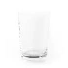 白くて簡素のソフトクリームうさちゃん Water Glass :right
