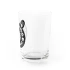 森と樅のたーんとヴァン（白黒） Water Glass :right