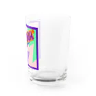 Mieko_KawasakiのENOUGH IS ENOUGH!!! ANTI GUN VIOLENCE Water Glass :right