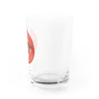 Ashidoriの赤い丸型の郵便ポスト Water Glass :right