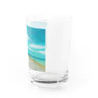 ねこ屋にこ日和のＯＫＩＮＡＷＡ Water Glass :right