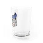 🍩tarojiro(たろじろ) shop🍩の照れてるズ゛ Water Glass :right