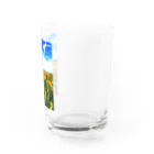 Danke Shoot Coffeeの山元町のヒマワリ畑 Water Glass :right