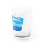 POPUP_KOBE_MARIKOの赤い唇のクロール Water Glass :right