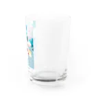 アニマルデザインはなのチワワの笑顔 Water Glass :right