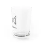 さば電子のSABAロゴ(白) Water Glass :right