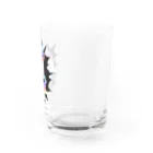 うちの猫の猫のアクビ Water Glass :right