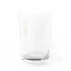 °+nono+°のカラフルなゾウグッズ Water Glass :right