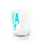 JIMOTOE Wear Local Japanの大阪市 OSAKA CITY Water Glass :right