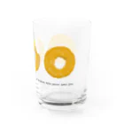 ZOZI SHOPのWhen you gaze into the doughnut hole, the doughnut hole gazes into you. Water Glass :right