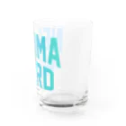 JIMOTOE Wear Local Japanの練馬区 NERIMA WARD ロゴブルー　 Water Glass :right
