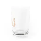 おいしいごはん屋のいただきますねこ・茶 Water Glass :right