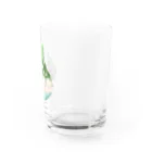 びすこっていの宇治金時 まるまるつるっとしたうさぎ Water Glass :right