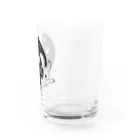 すずきいときちのクドリャフカ-スプートニク2号-(黒) Water Glass :right