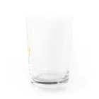 クマ小屋の蔓にからまるクマ Water Glass :right