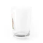 河内葉子の動物アートのグッズの猿にたこさんグッズbyYoko Kawauchi Water Glass :right