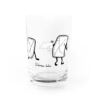 Saboten.bobo SHOPの雑巾のきんさん、寝起きからの思い出し笑い Water Glass :right