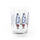 Saboten.bobo SHOPのドット大好きほそいさん Water Glass :right