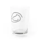 ねこのヤニを吸うねこ（文字なし） Water Glass :right