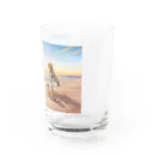 サトウノリコ*のsunrise beach Water Glass :right