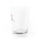 小鳥と映画館の男前な文鳥 Water Glass :right