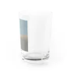 satoharuの朝方の月 Water Glass :right