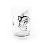 Tぬの店のおしゃネコたちのグラス Water Glass :right