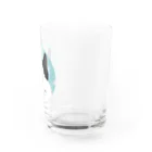 ひげ猫マリオのハチワレ猫山さん2 Water Glass :right