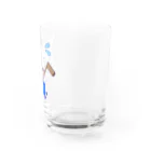 しゅのちゃんショップのお月見うさぎくん Water Glass :right