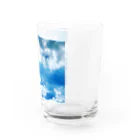 ya-pyの青空 空 綺麗 ブルー 青 SKY Water Glass :right